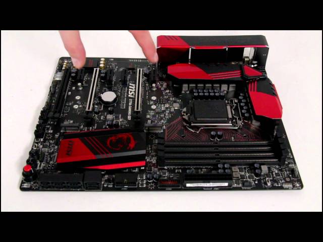 Pr�sentation carte m�re MSI Z170A Gaming M7