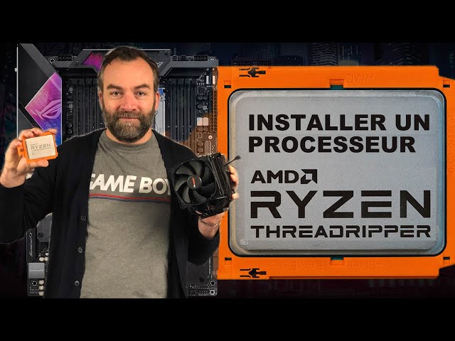 Montage processeur AMD Threadripper 3970X avec un Dark Rock Pro TR4