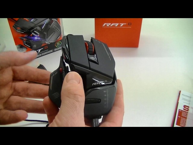 Pr�sentation souris Mad Catz RAT8