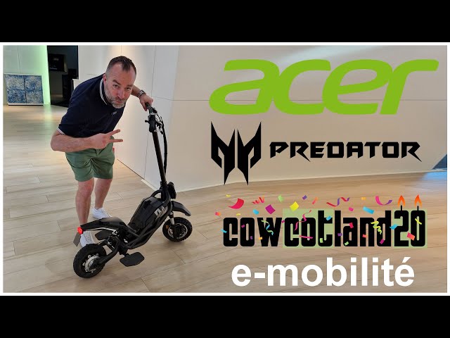 Acer et la e-mobilit : Ebii, Predator eNomad-R et eScooter Extreme