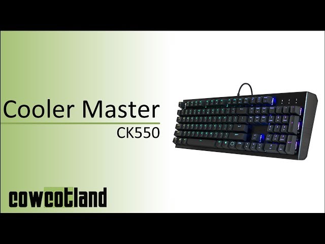 Prsentation clavier Cooler Master CK550