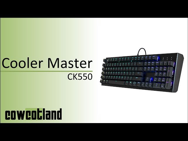 Pr�sentation clavier Cooler Master CK550