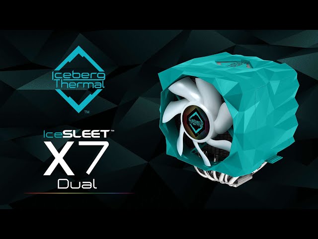 Prsentation ventirad Iceberg Thermal IceSLEET X7 Dual, pour un look unique et original