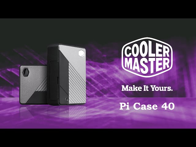 Prsentation Cooler Master Pi Case 40, petit et mimi pour installer une framboise