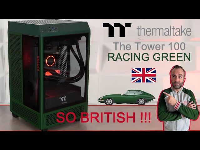 Thermaltake The Tower 100 Racing Green : Un boitier ITX So British !!!