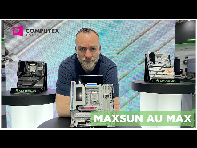 MAXSUN pr�sente des CM, mais surtout une carte bi-GPU Intel !!!