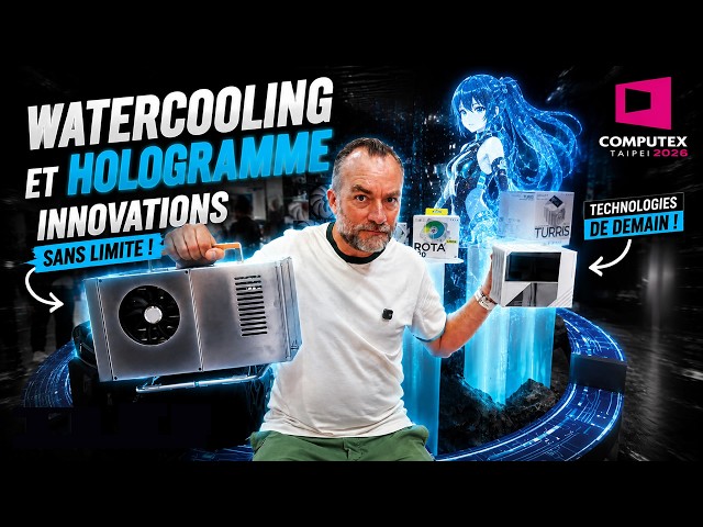 Watercooling et Hologramme chez TRYX au Computex, mais pas que