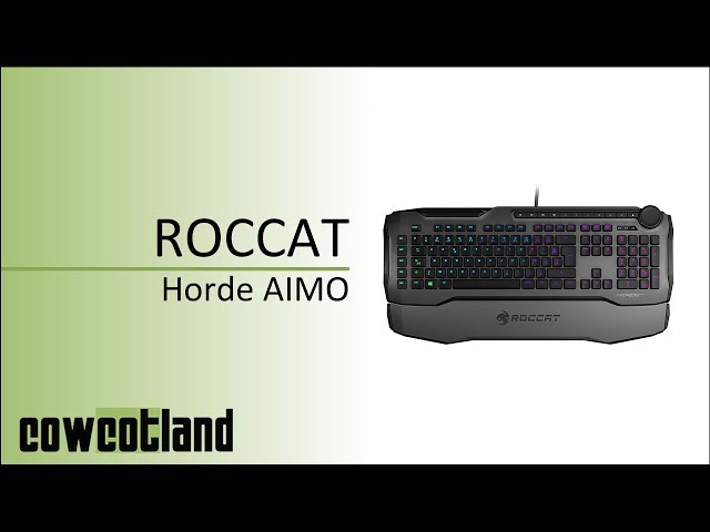 Pr�sentation clavier Roccat Horde AIMO