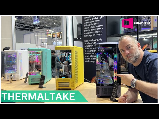 THERMALTAKE atomise de produits et de Sim Racing le Computex 2025