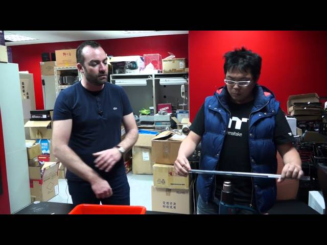 Thermaltake 2016 : D�monstration de Tubing Rigide