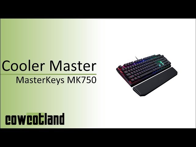 Prsentation clavier Cooler Master Masterkeys MK 750