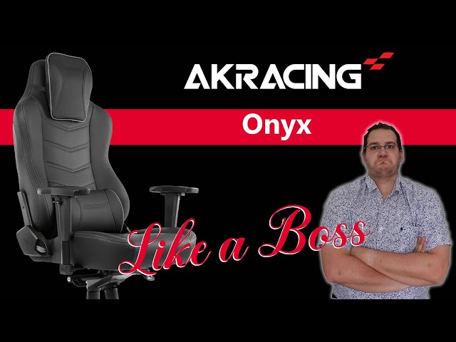 AKRacing Onyx, un sige sobre et confortable pour les grands gabarits