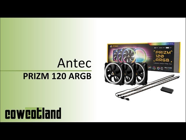 Pr�sentation pack Antec Prizm 120 ARGB