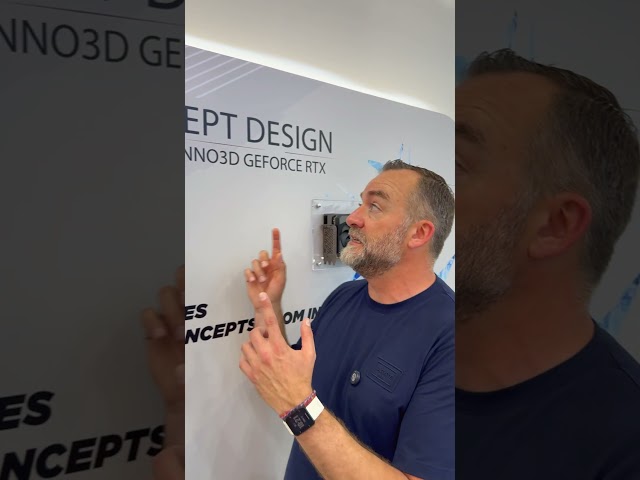 INNO 3D nous pr�sente des prototypes de RTX 5080 et 5090  #rtx #pcgaming #gaming #nvidia #techtok