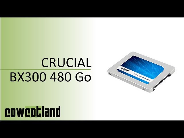 Pr�sentation SSD Crucial BX300 480 Go
