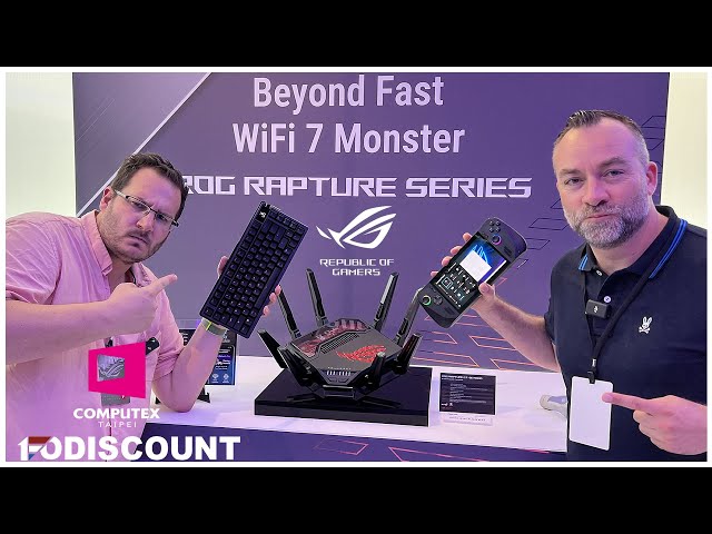 Les nouveaut�s de OUF ASUS ROG au Computex !!!