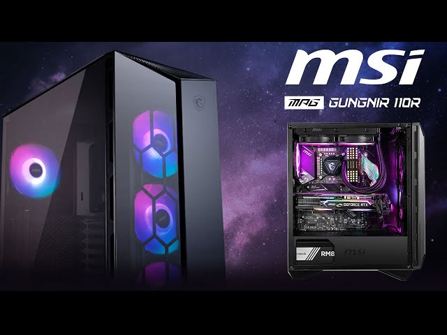 Pr�sentation boitier MSI GUNGNIR 110R