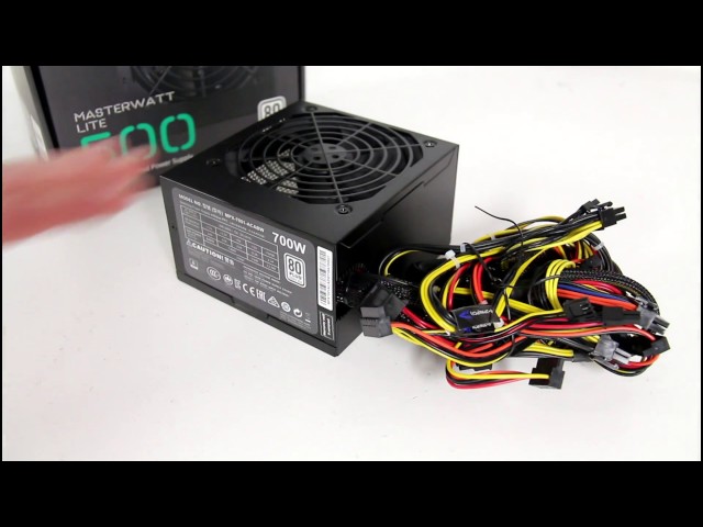 Pr�sentation alimentation Cooler Master Masterwatt Lite