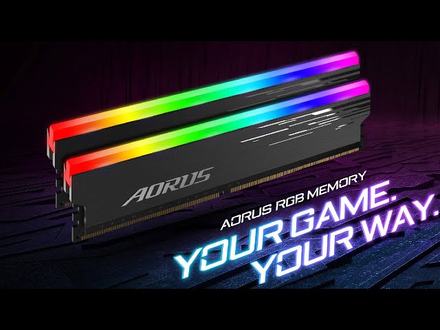 Pr�sentation DDR4 AORUS RGB MEMORY : 3333 et 3733 Mhz