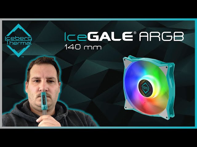 Ventilateur Iceberg Thermal IceGALE ARGB 140, un coloris unique qui ne passe pas inaperu !