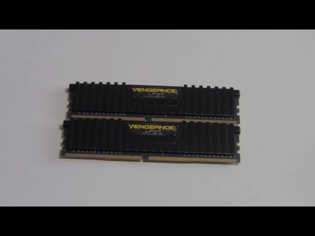 Pr�sentation m�moire Corsair Vengeance LPX DDR4