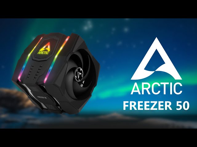 Pr�sentation ventirad Arctic Freezer 50, un gros ventirad ARGB