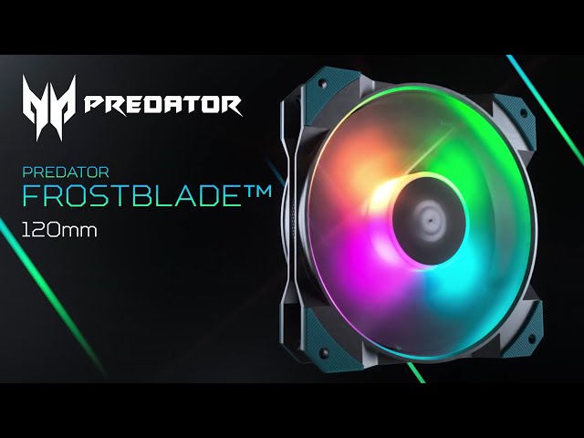 Pr�sentation ventilateur Acer Predator Frostblade 120 mm, un design original