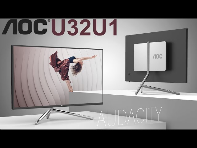 Pr�sentation �cran AOC PORSCHE U32U1 : design et technologie