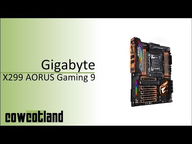 Prsentation Gigabyte Aorus X299 Gaming 9