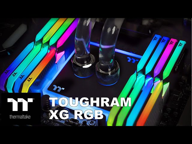 Pr�sentation m�moire THERMALTAKE TOUGHRAM XG RGB : du RGB en X