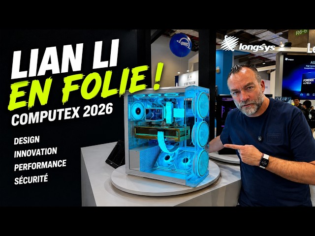 Encore des produits de OUF chez LIAN LI, comme toujours au COMPUTEX