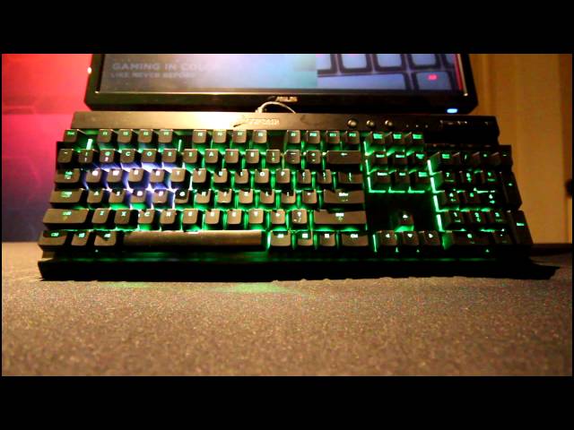 Preview clavier Corsair MX RGB