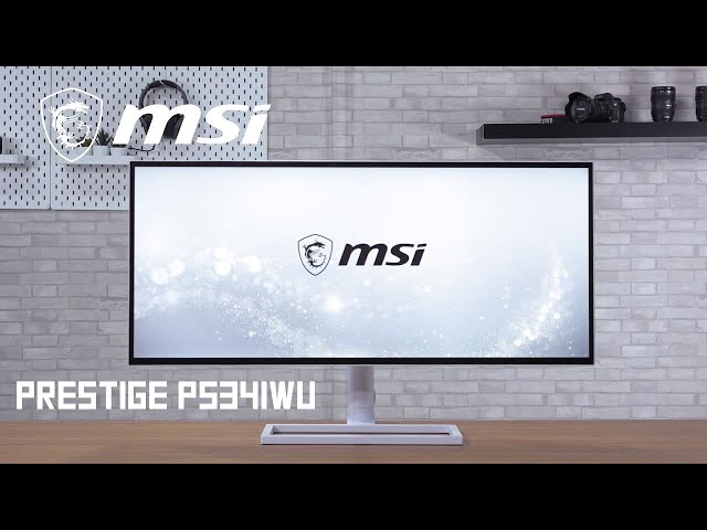 Pr�sentation �cran MSI Prestige PS341WU