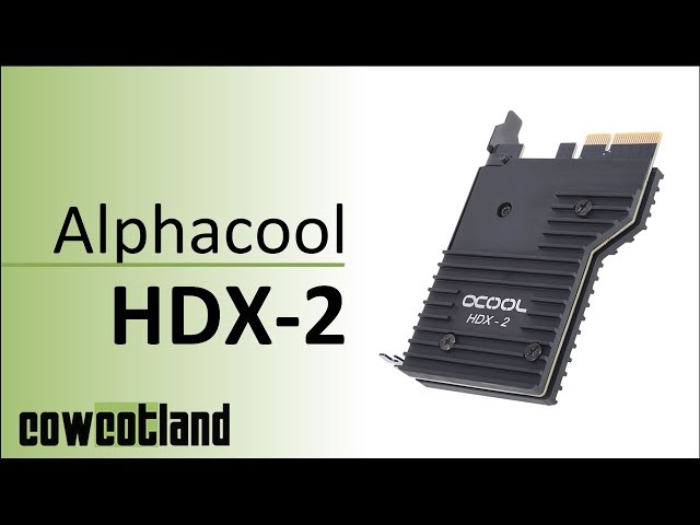 Prsentation radiateur SSD Alphacool HDX-2