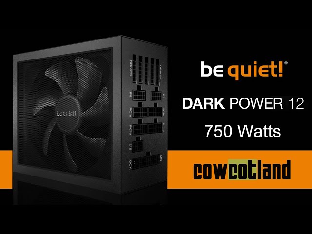 Pr�sentation alimentation be quiet! DARK POWER 12 Titanium 750 watts : sobre et efficace