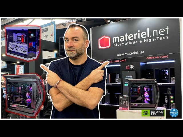 Materiel.net et NVIDIA s'affichent GRAVE  la Gamers Assembly 2024