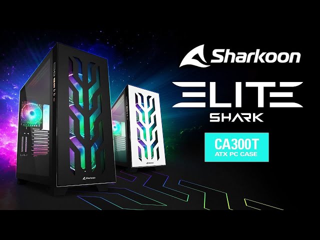 Prsentation boitier PC SHARKOON ELITE SHARK CA300T : du haut de gamme E-ATX