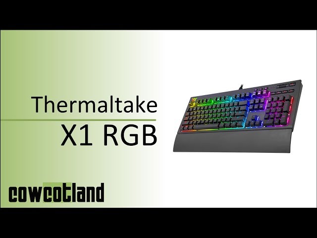 Prsentation clavier Thermaltake X1 RGB
