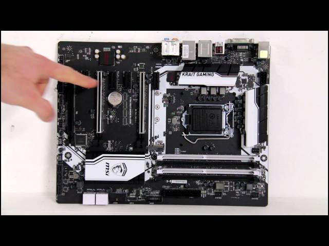 Pr�sentation carte m�re MSI Z170A Krait Gaming R6 Siege
