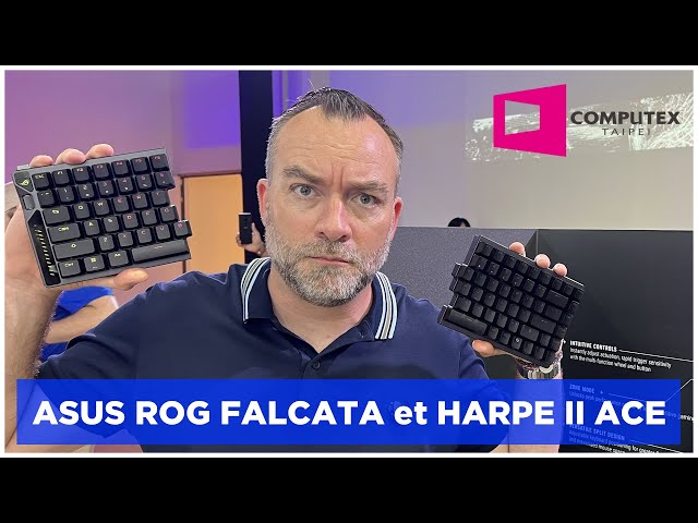 ASUS coupe son clavier GAMING FALCATA en deux !!!