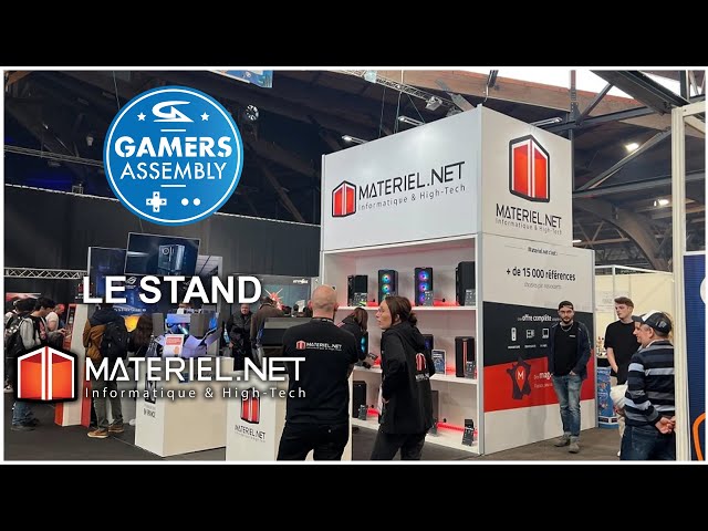 Gamers Assembly 2023 : Le stand Materiel.net