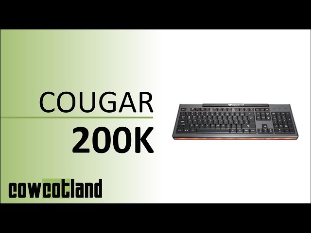 Pr�sentation clavier Cougar 200K