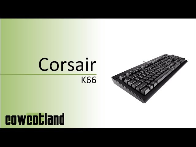Prsentation clavier Corsair K 66