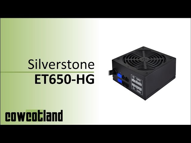 Prsentation alimentation Silverstone ET650-HG