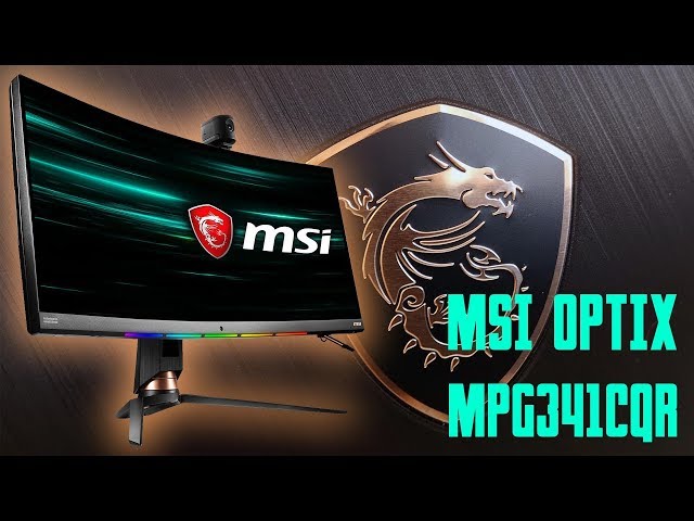 Prsentation cran Gaming MSI OPTIX MPG341CQR