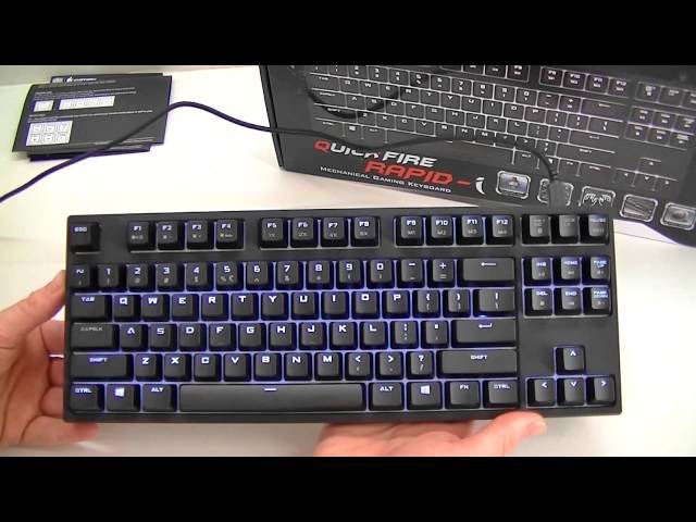 Pr�sentation clavier CM Storm QuickFire Rapid-I
