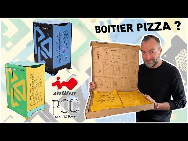 IN WIN POC : le boitier livr dans une boite  PIZZA