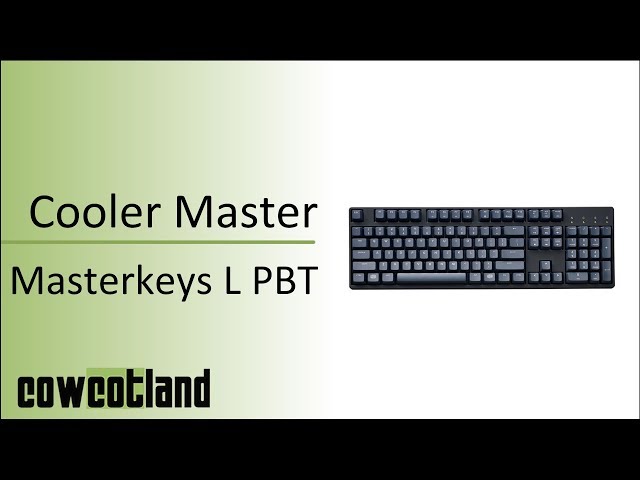 Prsentation clavier Cooler Master Masterkeys L PBT