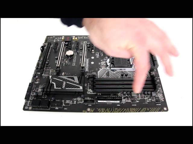 Pr�sentation carte m�re MSI Z170A Gaming Pro Carbon