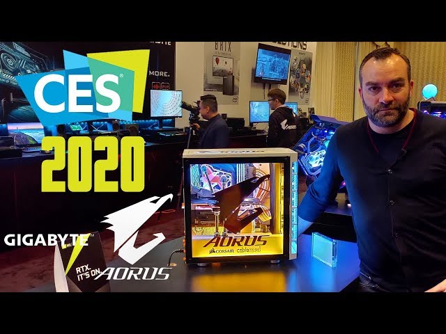 CES 2020 : Visite du stand AORUS/GIGABYTE